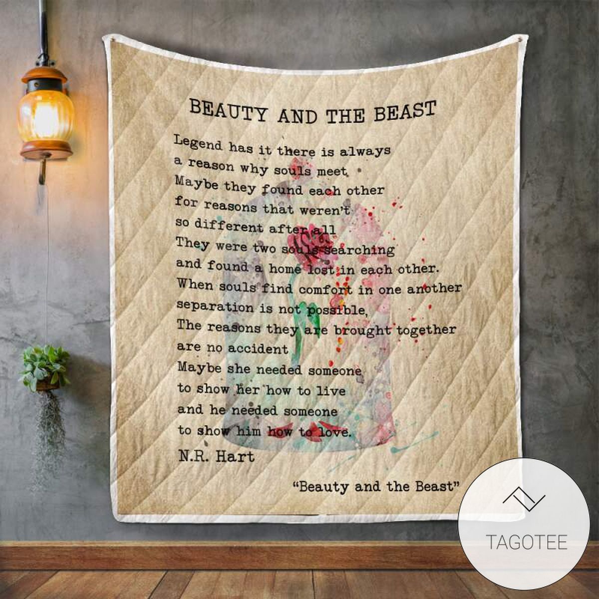 Beauty And The Beast Album Covers Quilt Blanket