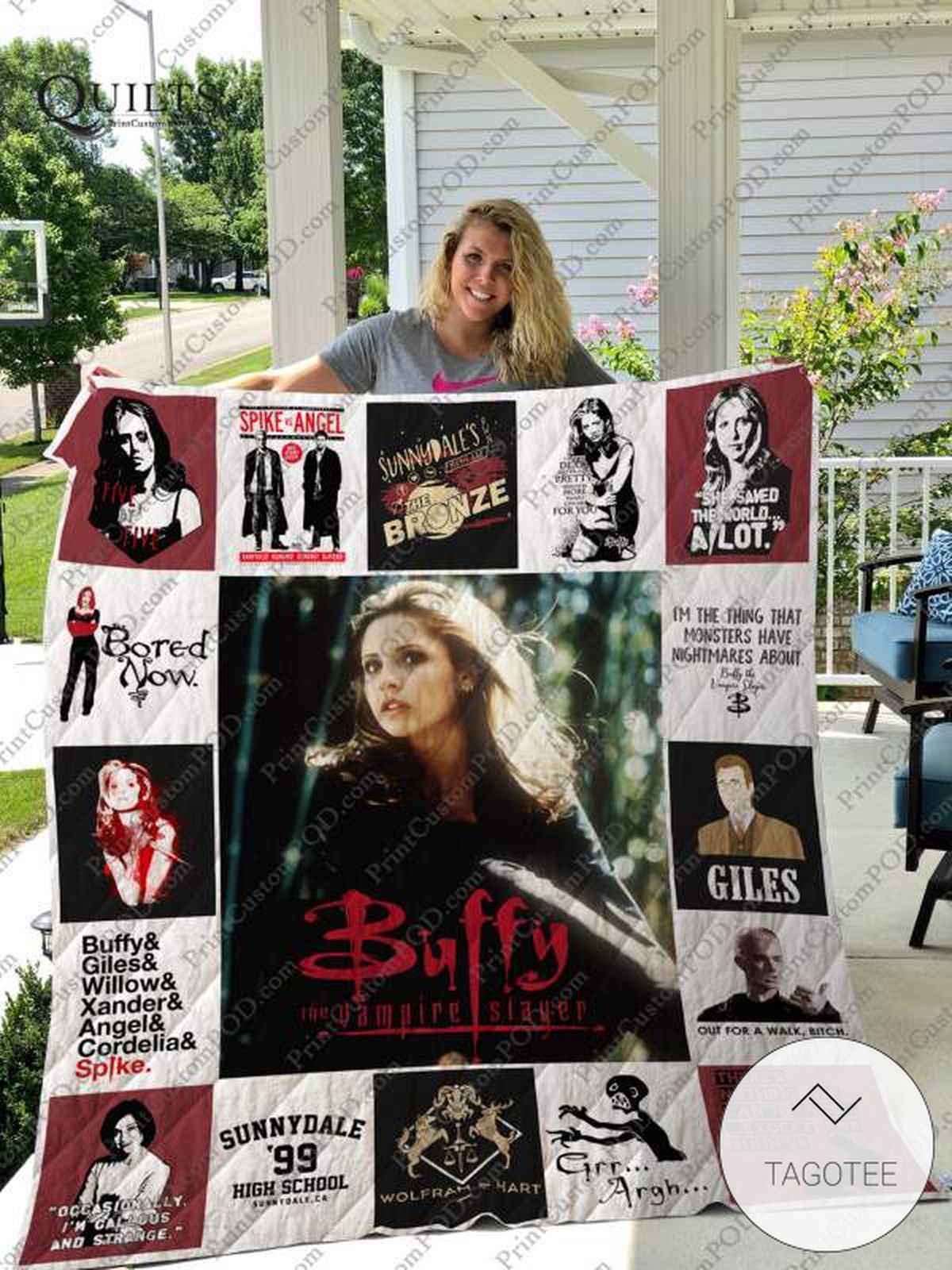 Buffy The Vampire Slayer Quilt Blanket