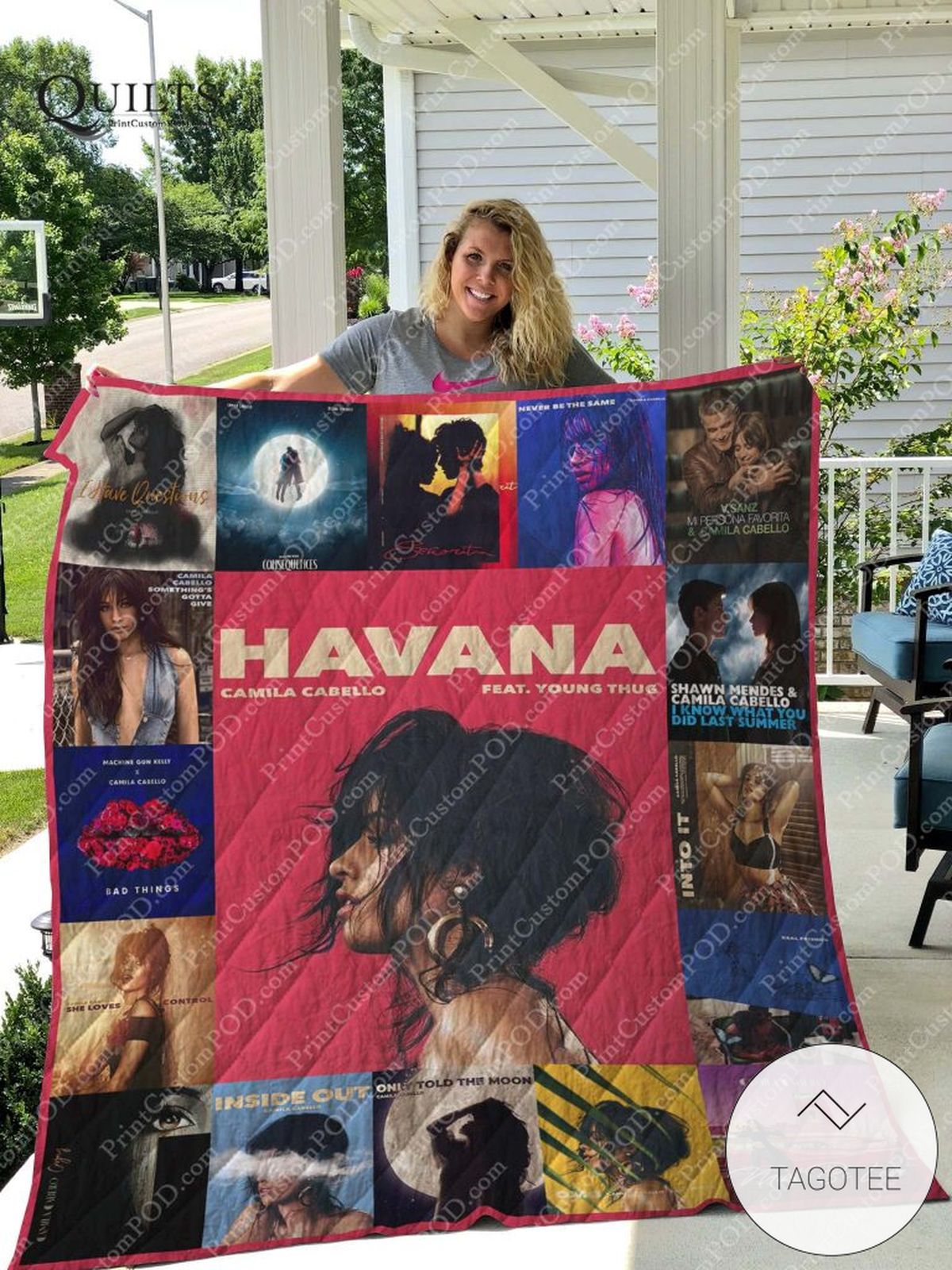 Camila Cabello Albums For Fans Version Quilt Blanket