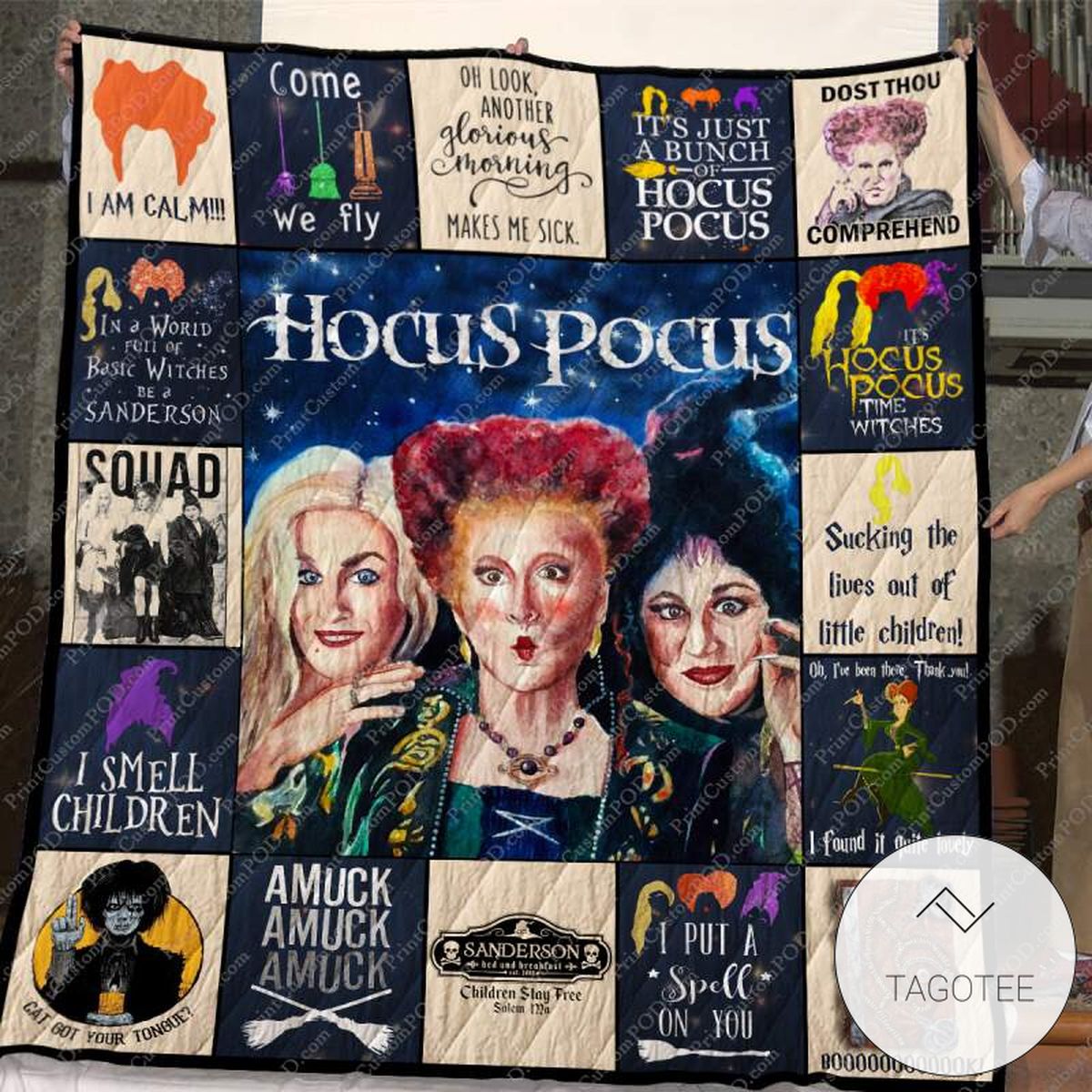 Dd Hocus Pocus Version Quilt Blanket