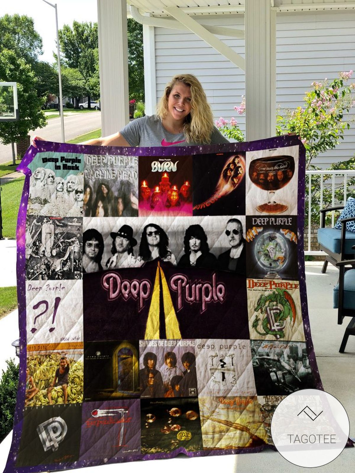 Deep Purple For Fans Quilt Blanket