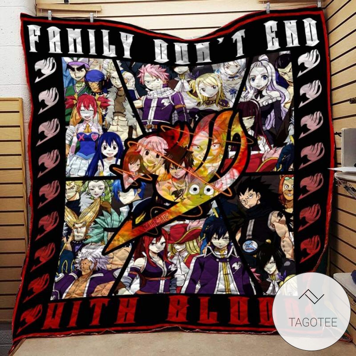 Fairy Tail Family For Fans Anime Quilt Blanket