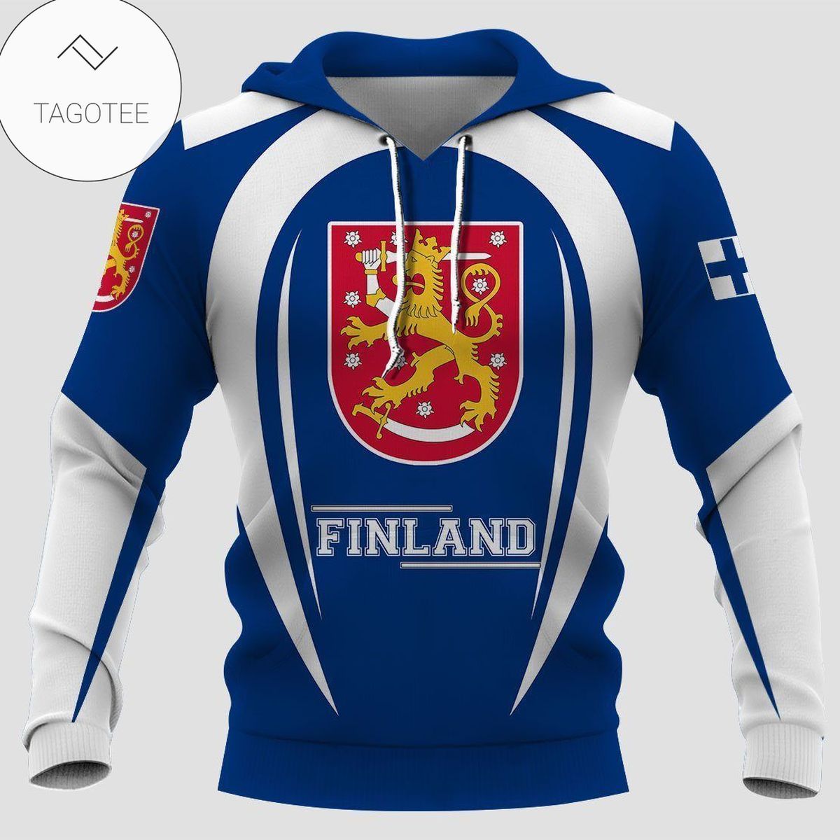 Finland Blue Hoodie