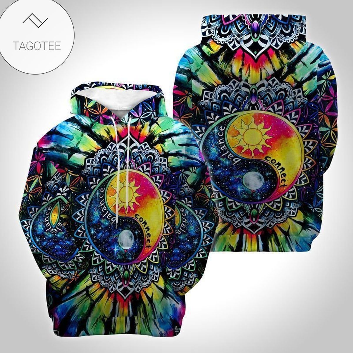 Hippie Our Love Multicolor Hoodie