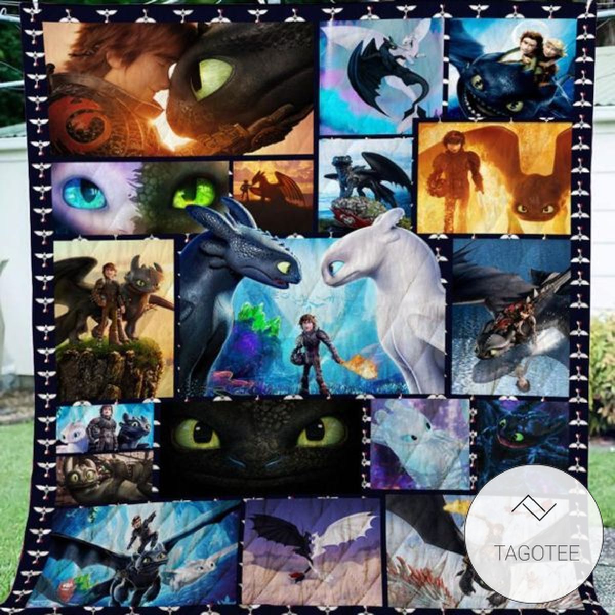 How To Train Your Dragon Summer Quilt Blanket