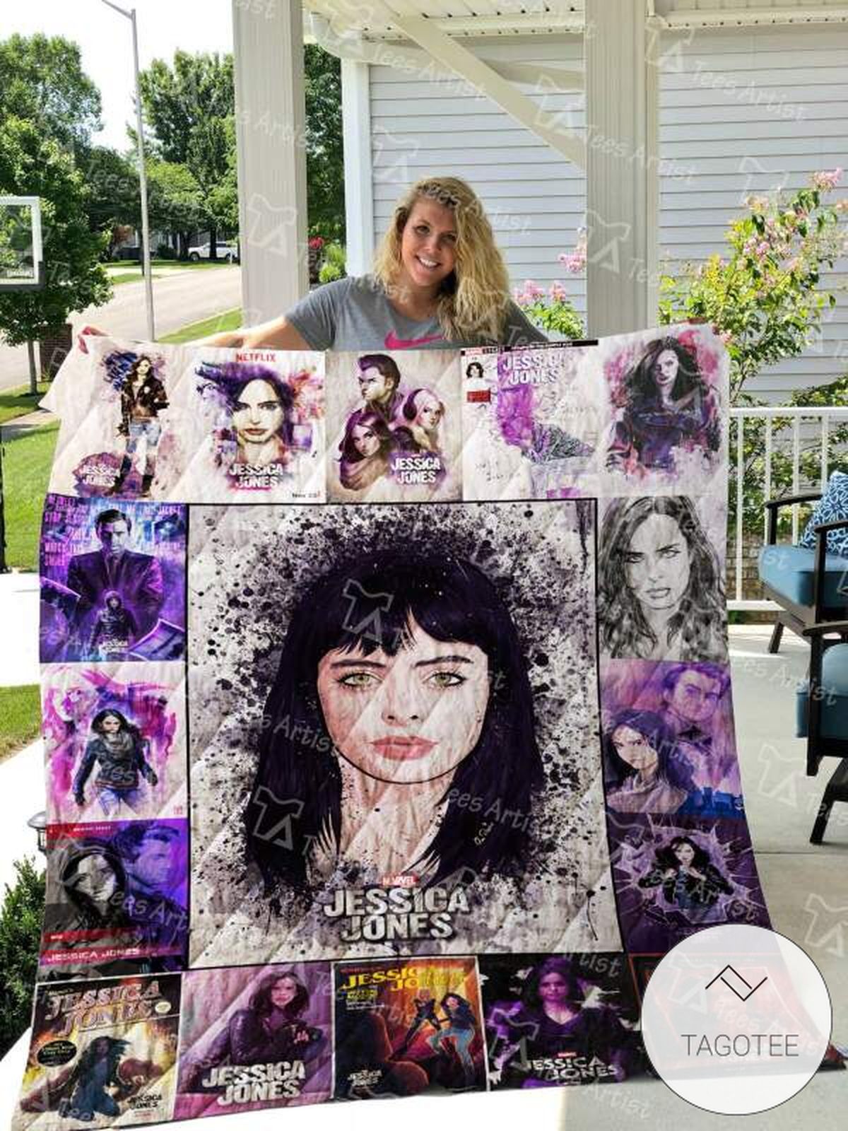 Jessica Rsonalized Customized Quilt Blanket