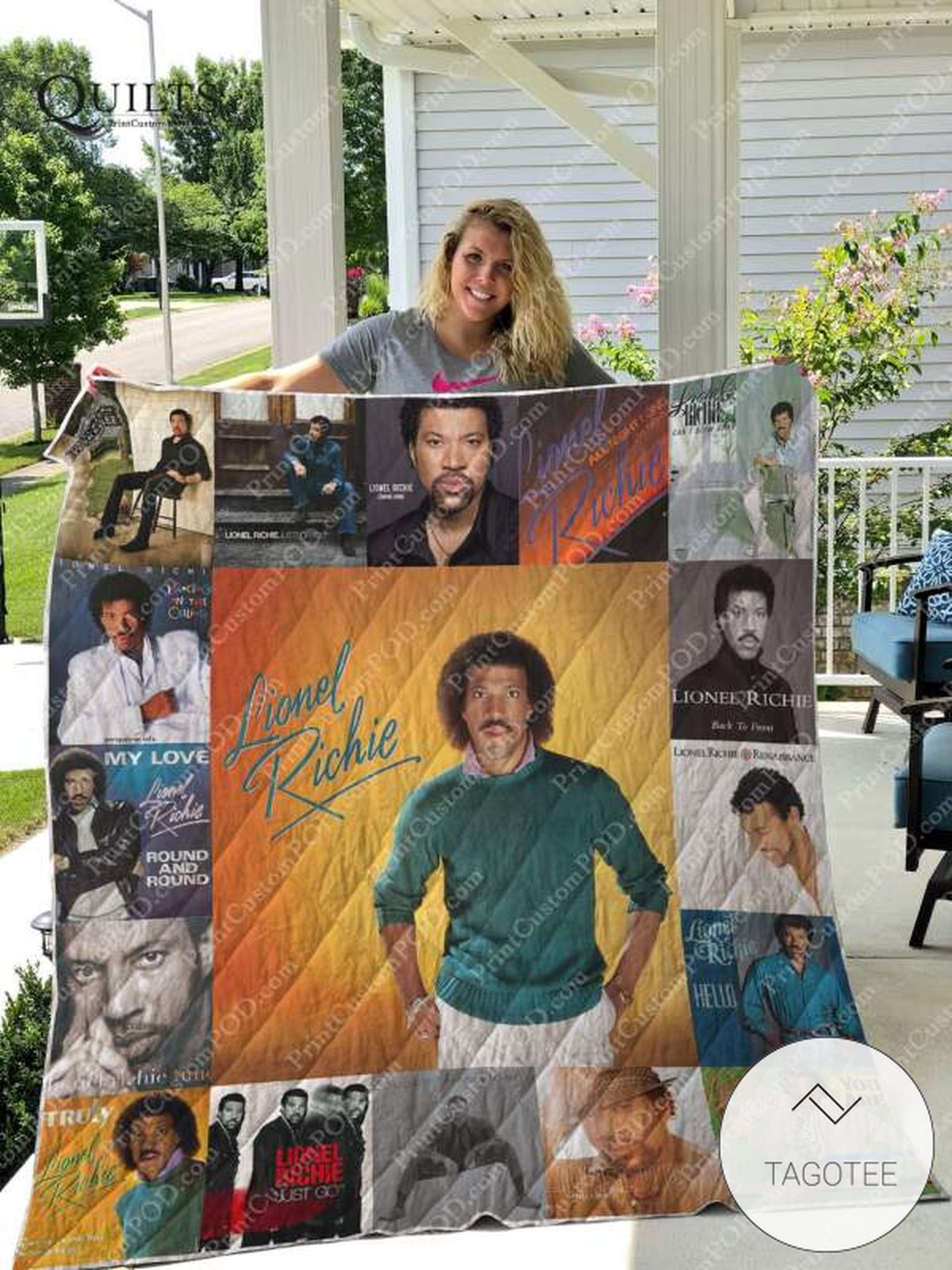 Lionel Richie Albums Quilt Blanket
