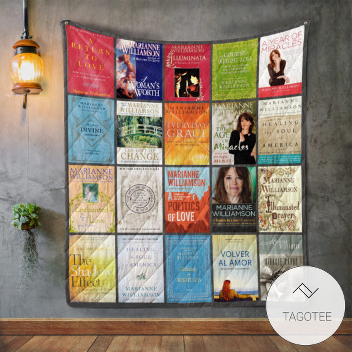 Marianne Williamson Books Quilt Blanket
