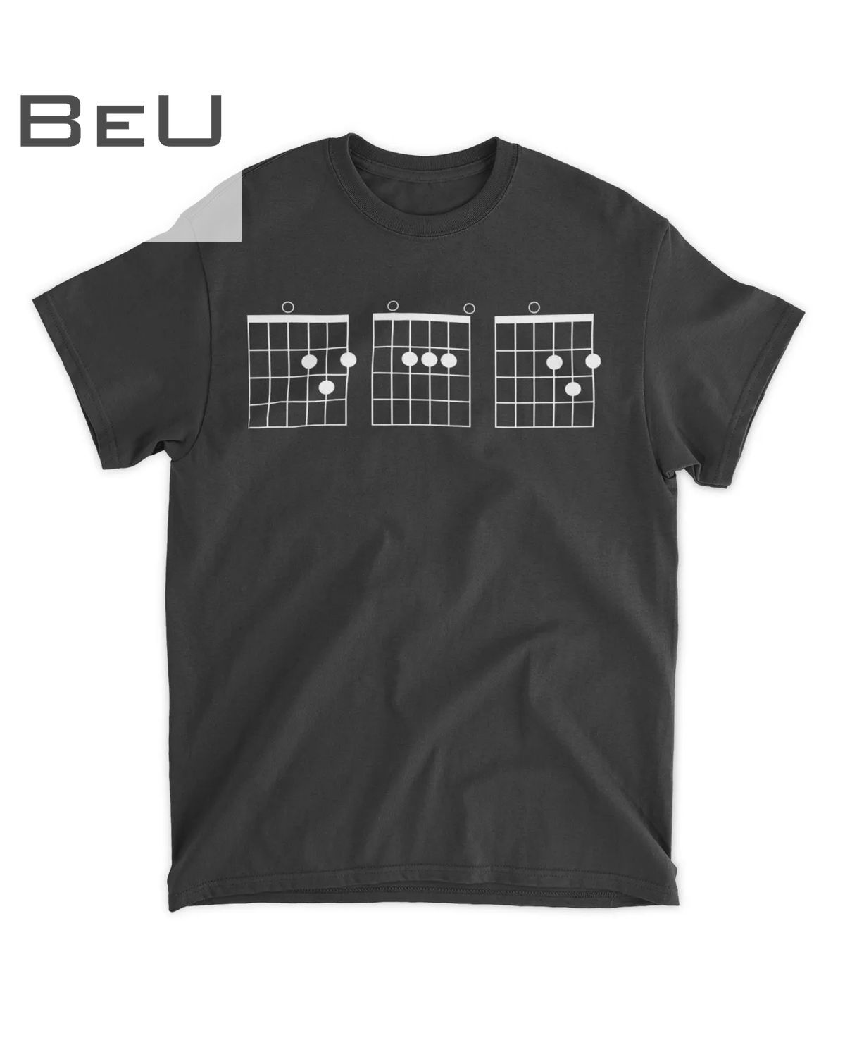 Mens Guitar Chord Guitarist Dad Fathers Day T-shirt