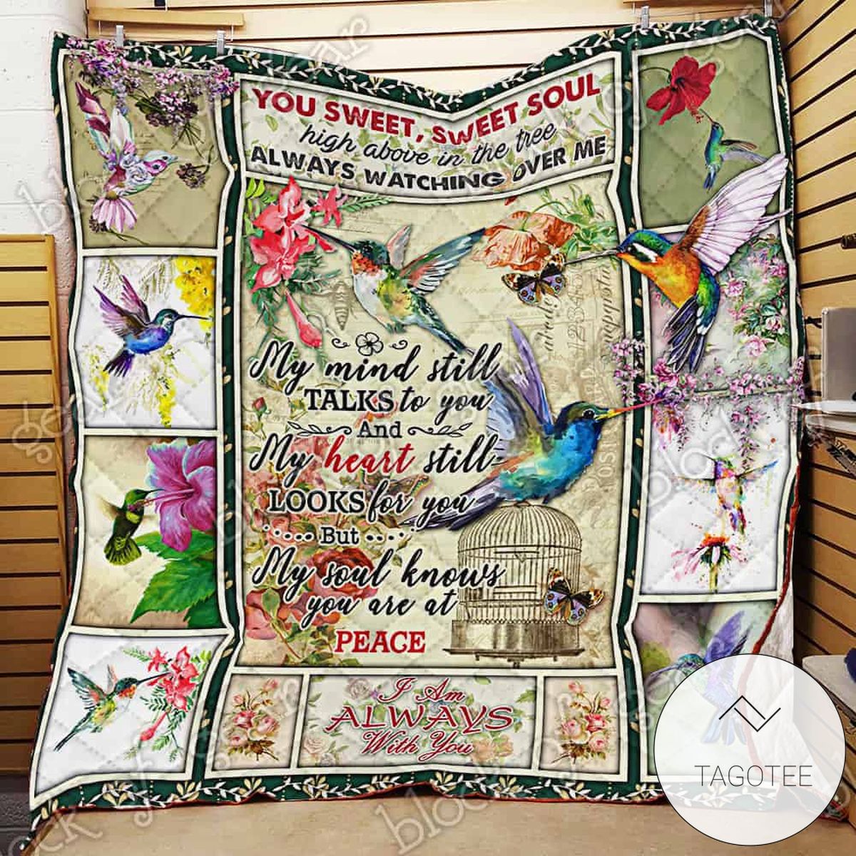 My Soul Knows You Are At Peace Quilt Blanket