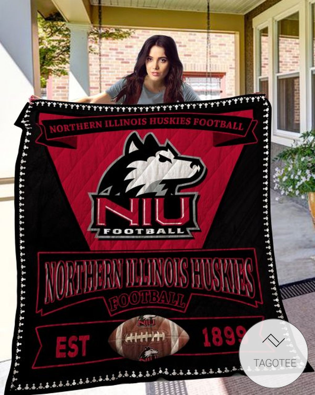 Ncaa Northern Illinois Huskies Quilt Blanket
