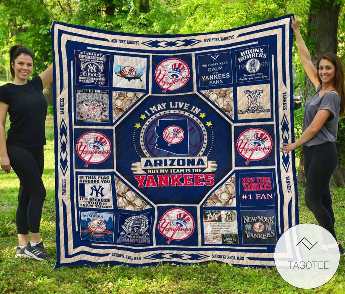 New York Yankeesarizona Quilt Blanket