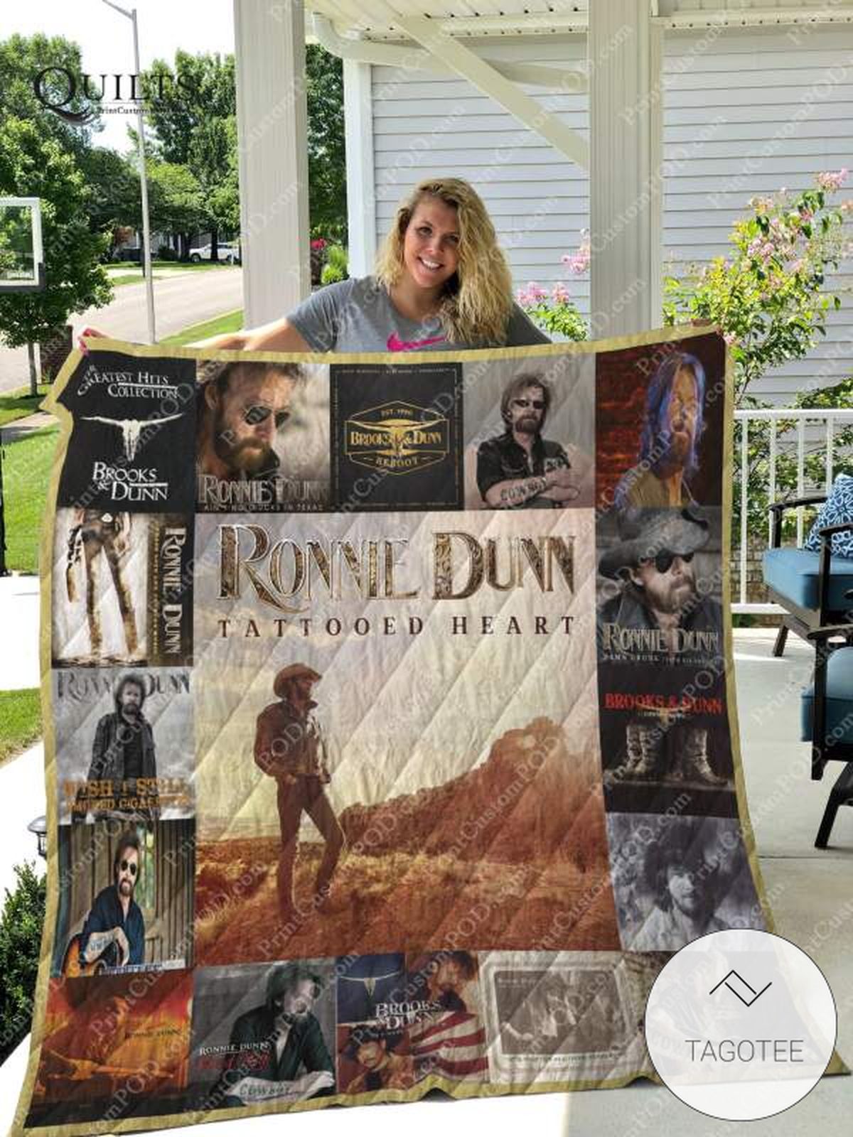 Ronnie Dunn Albums Quilt Blanket