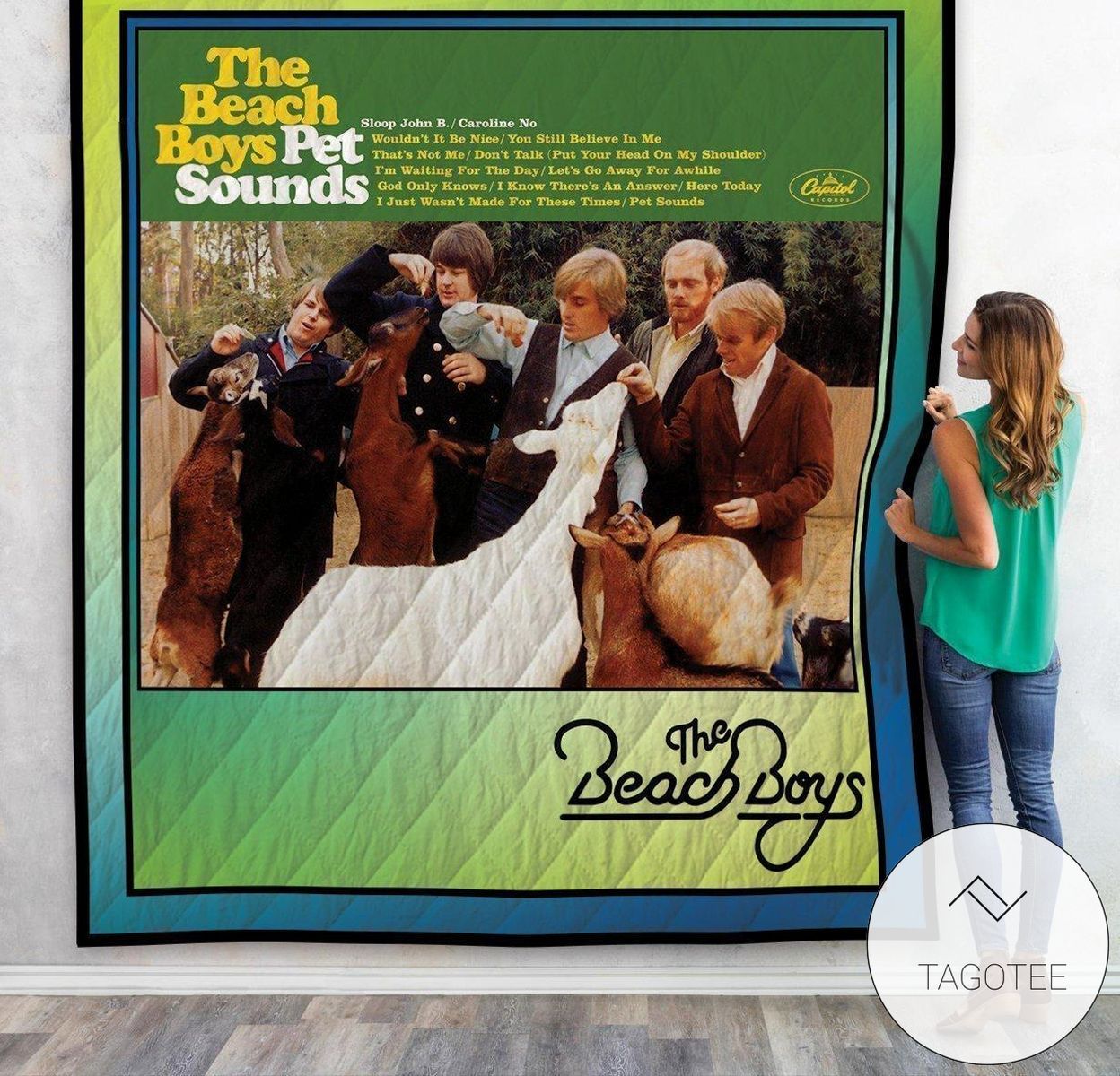 The Beach Boys Album Quilt Blanket