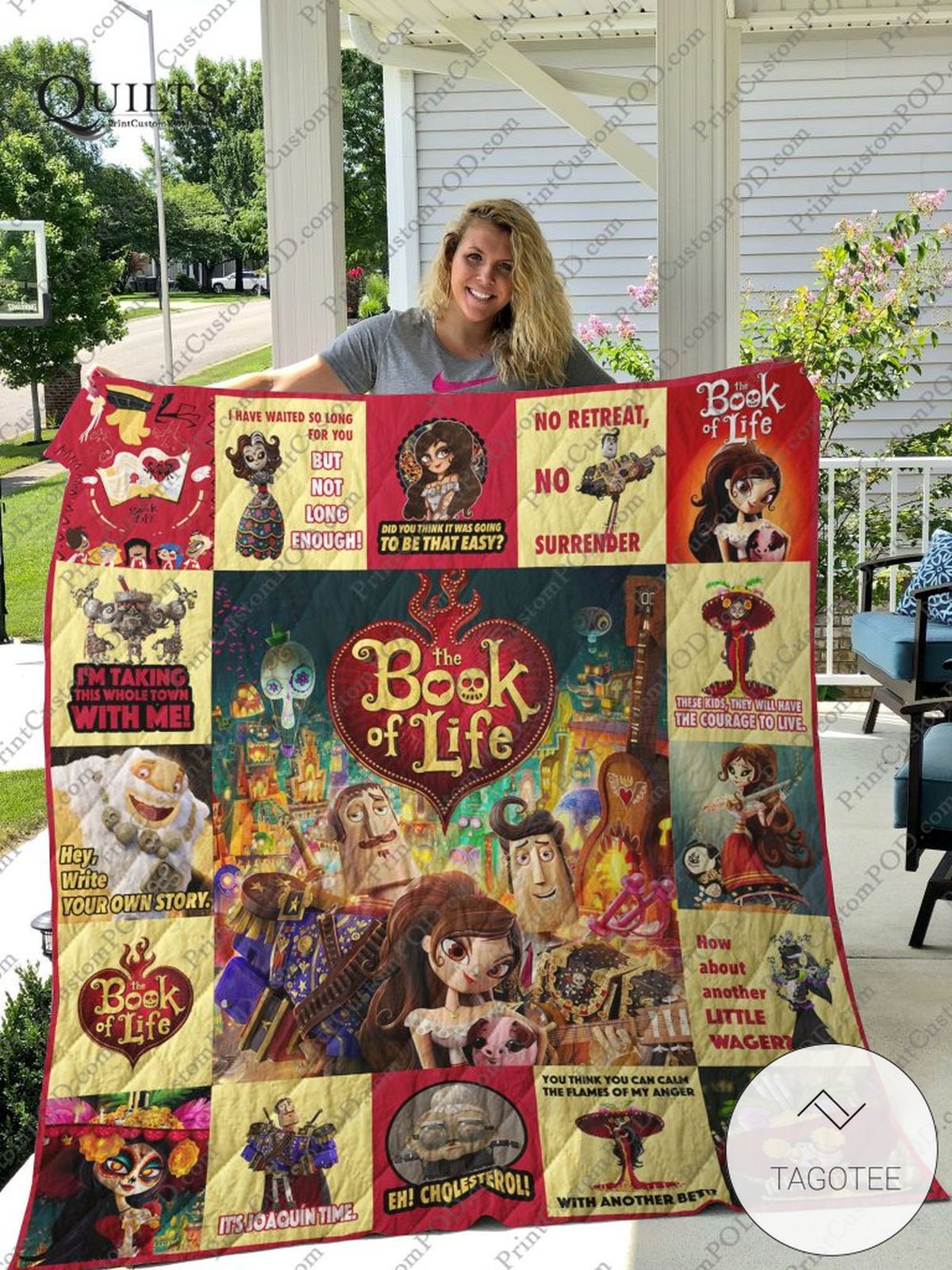 The Book Of Life For Fans Version Quilt Blanket