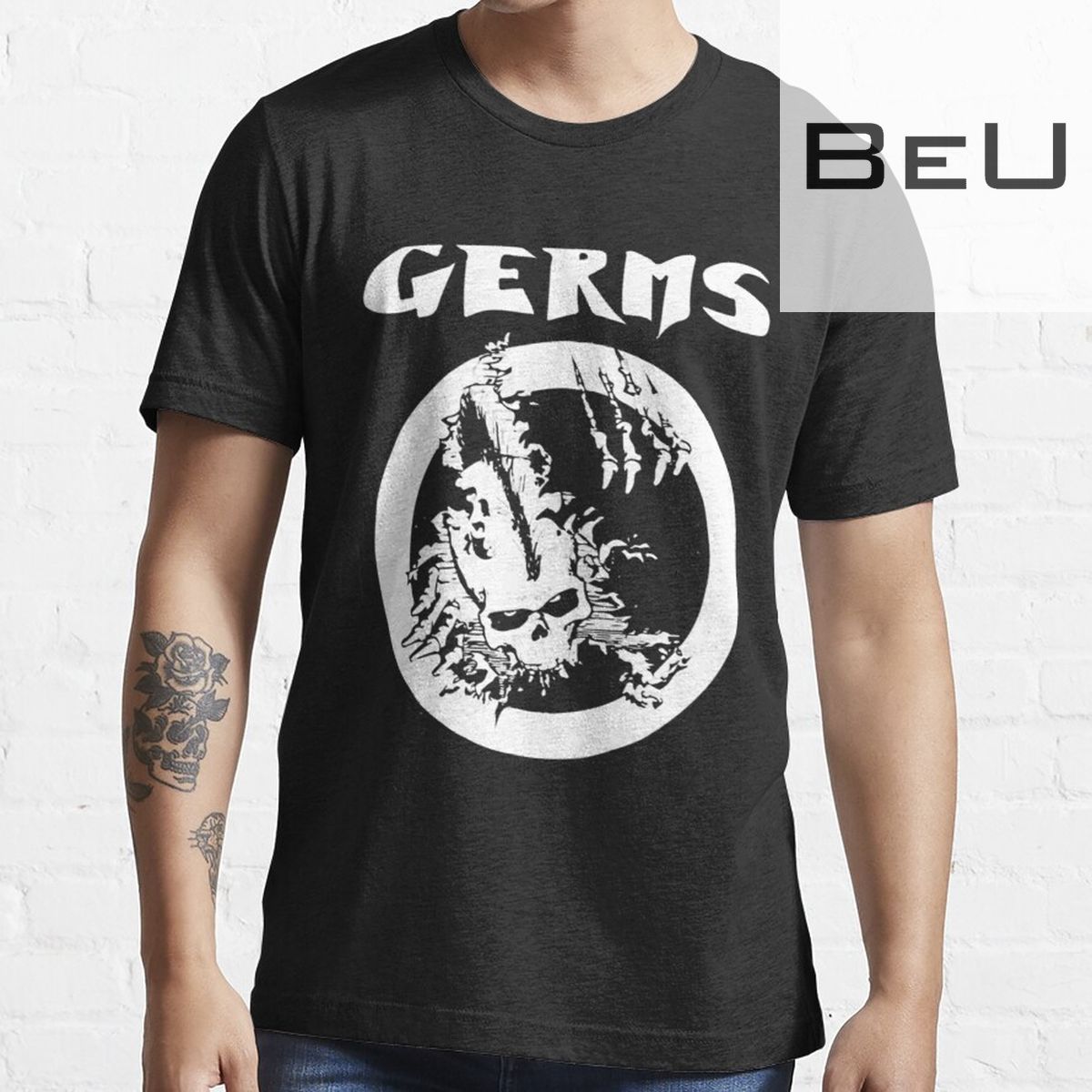 The Germs Gi Album Old-school Racerback T-shirt