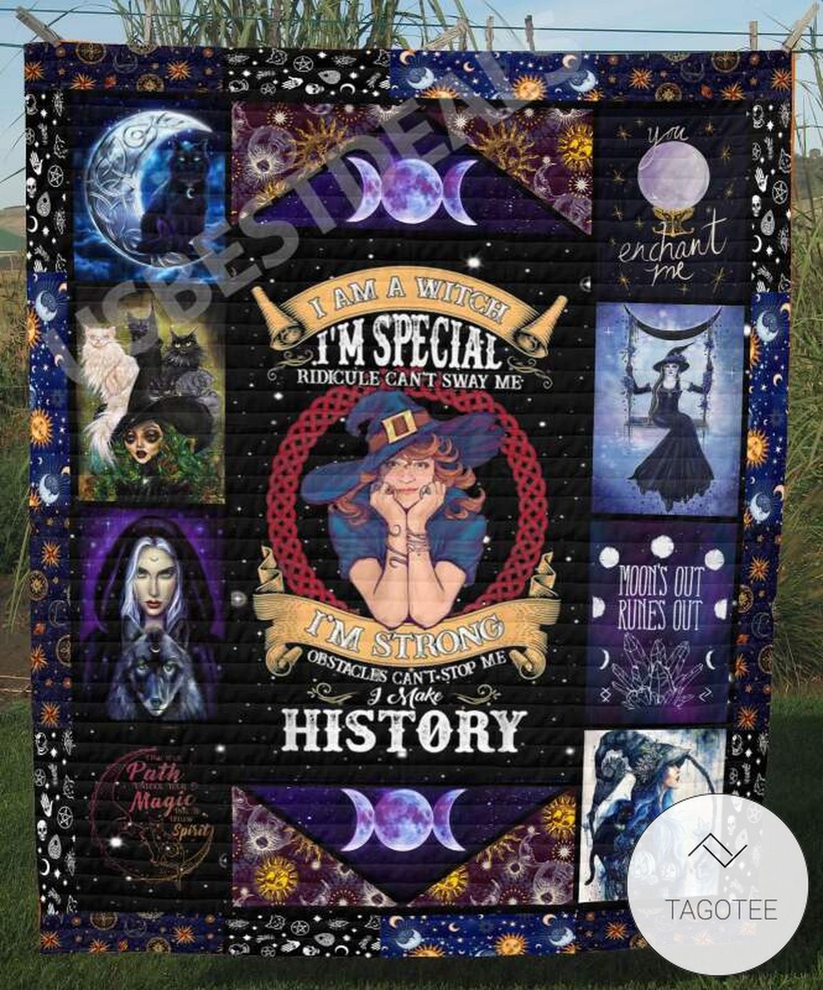 Wiccai Make History Quilt Blanket