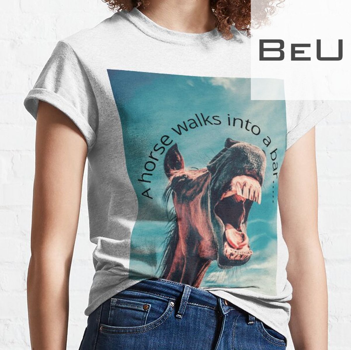 A Horse Walks Into A Bar T-shirt Tank Top