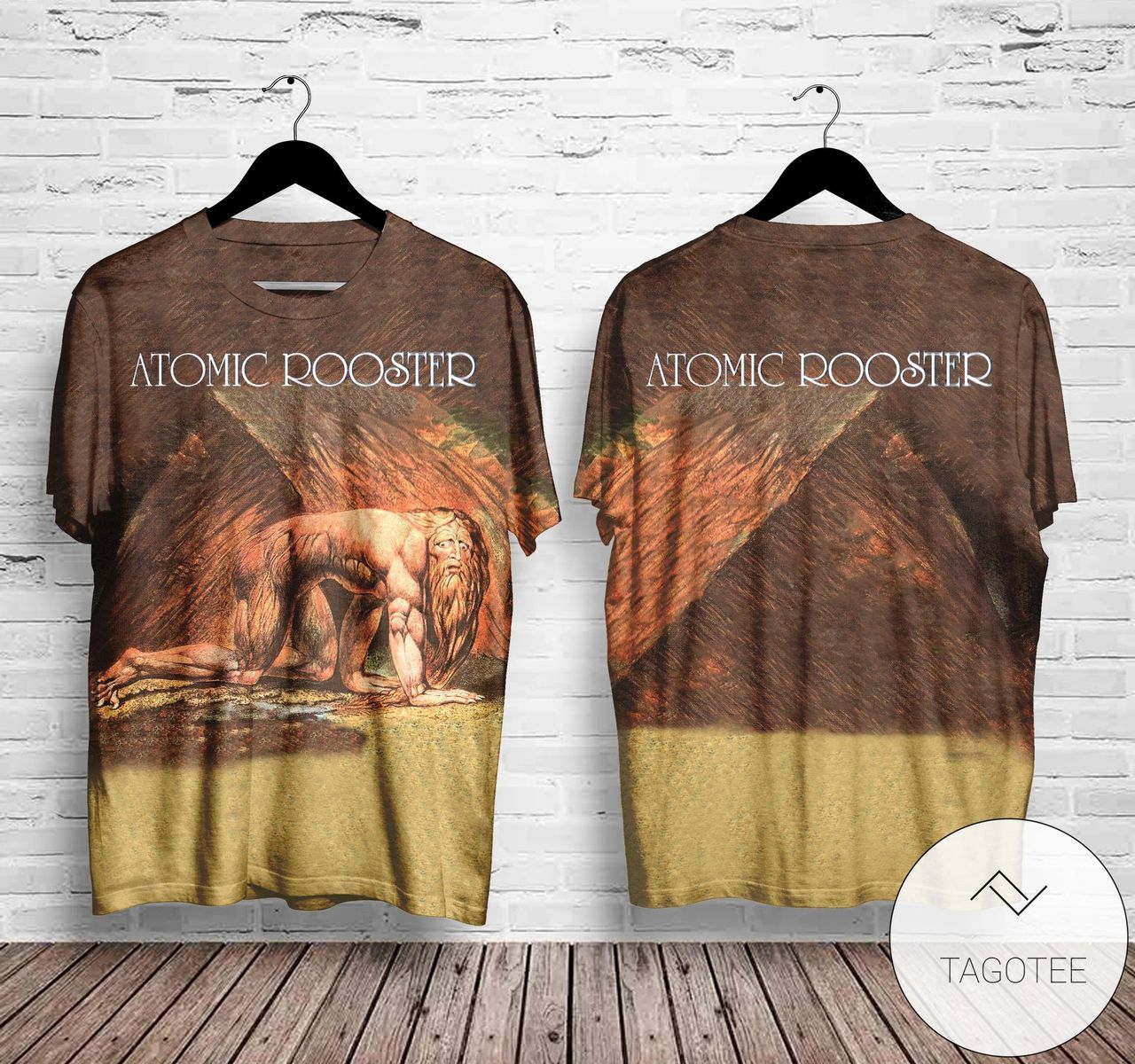 Atomic Rooster Death Walks Behind You Album Cover Shirt
