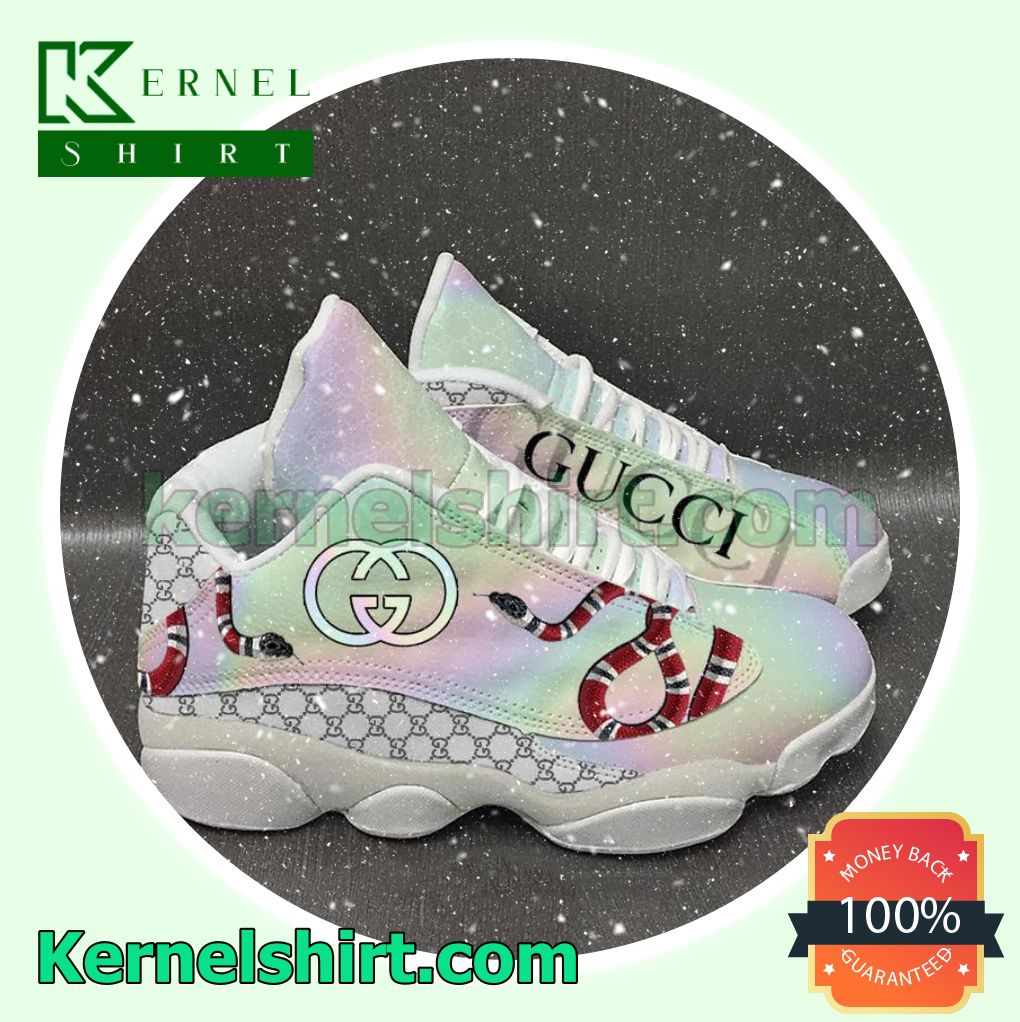 Best Gucci Snake Reflective Color Nike Sneakers