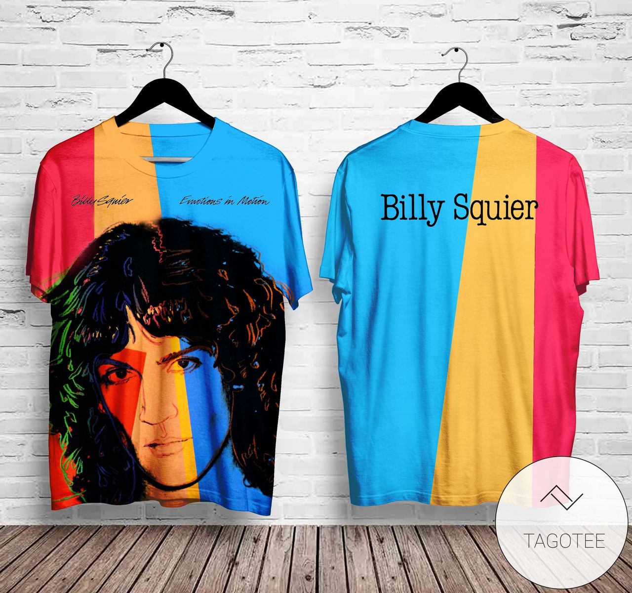 Billy Squier Emotions In Motion Album Cover Shirt
