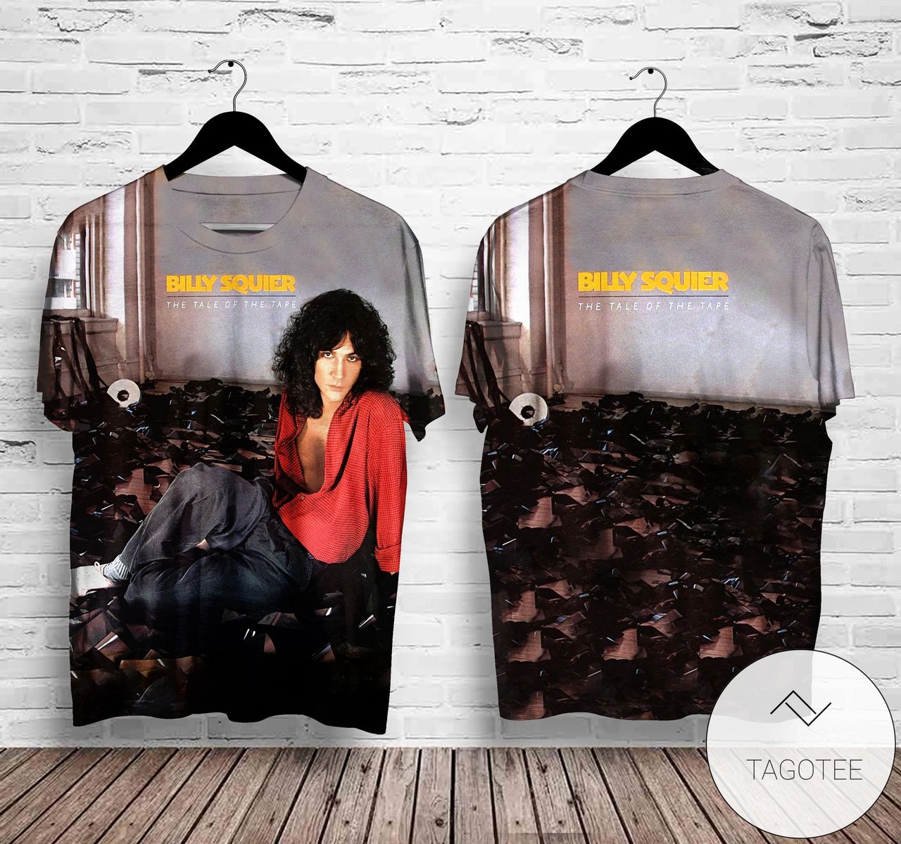 Billy Squier The Tale Of The Tape Album Cover Shirt