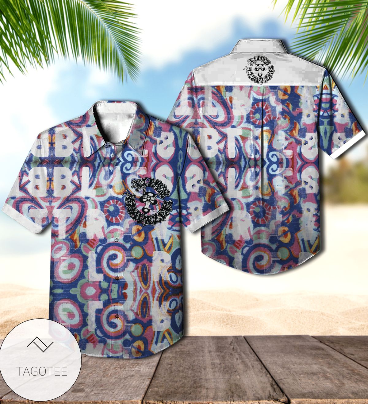 Blues Traveler The Eponymous Debut Album Cover Hawaiian Shirt