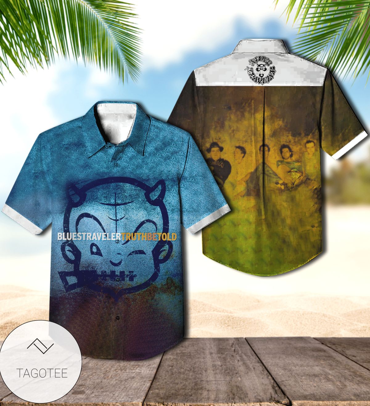 Blues Traveler Truth Be Told Album Cover Hawaiian Shirt