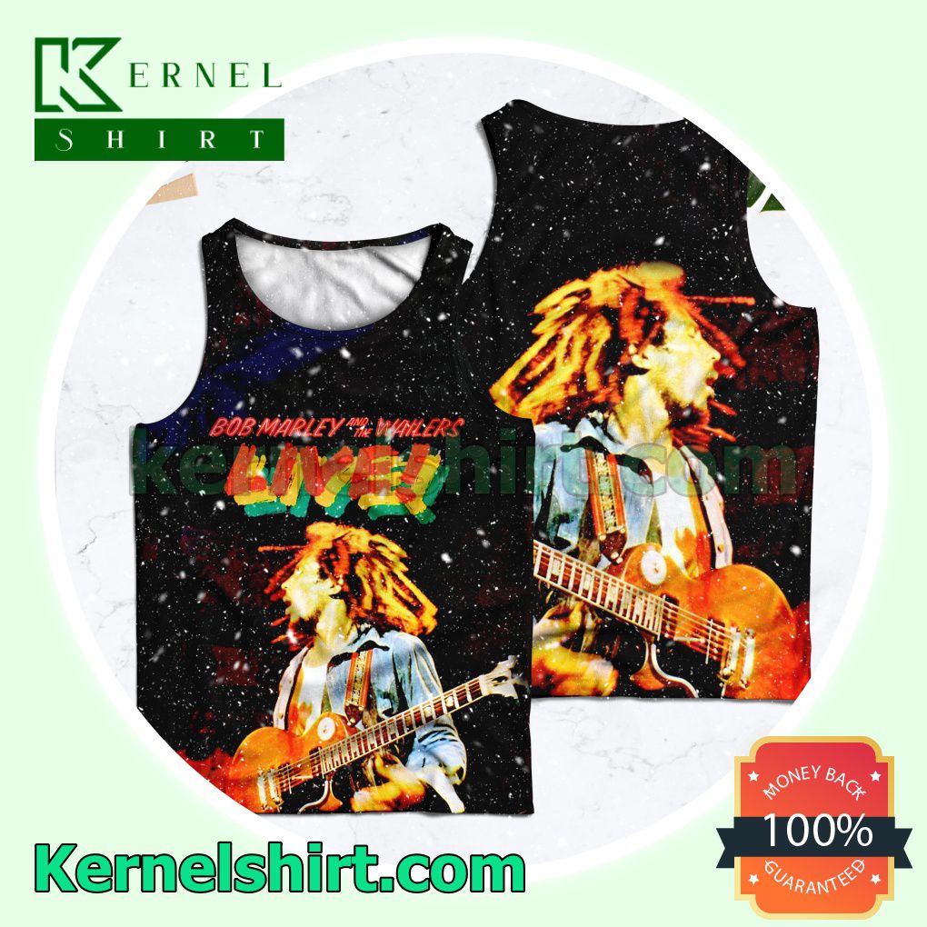 Bob Marley And The Wailers Live Album Cover Womens Tops