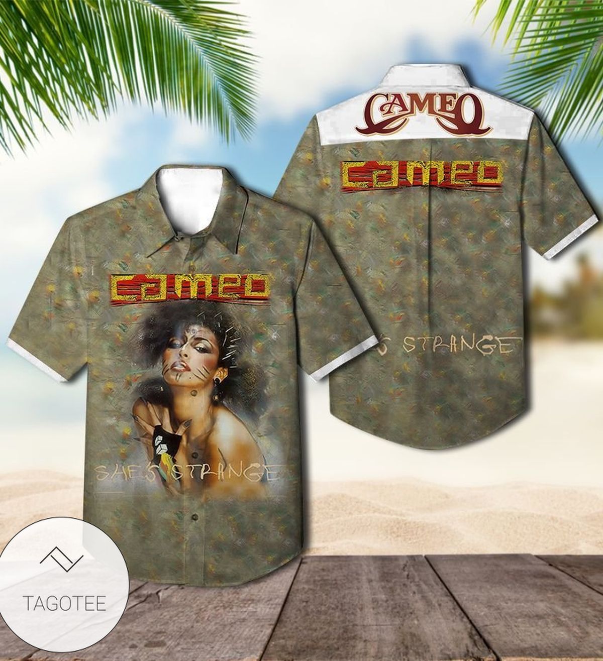 Cameo She's Strange Album Cover Hawaiian Shirt