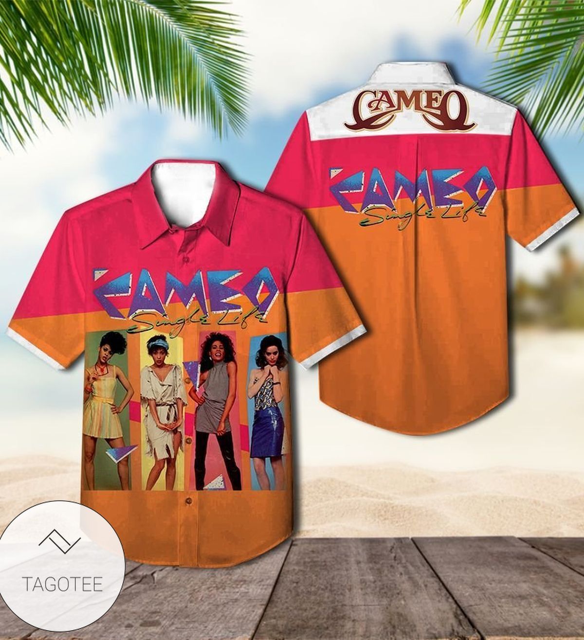 Cameo Single Life Album Cover Hawaiian Shirt