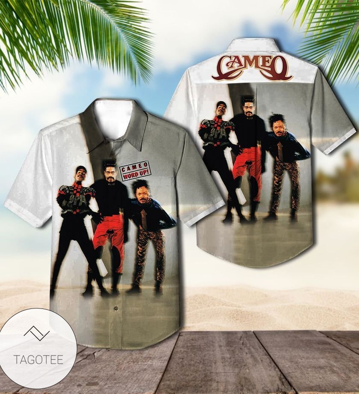 Cameo Word Up Album Cover Hawaiian Shirt