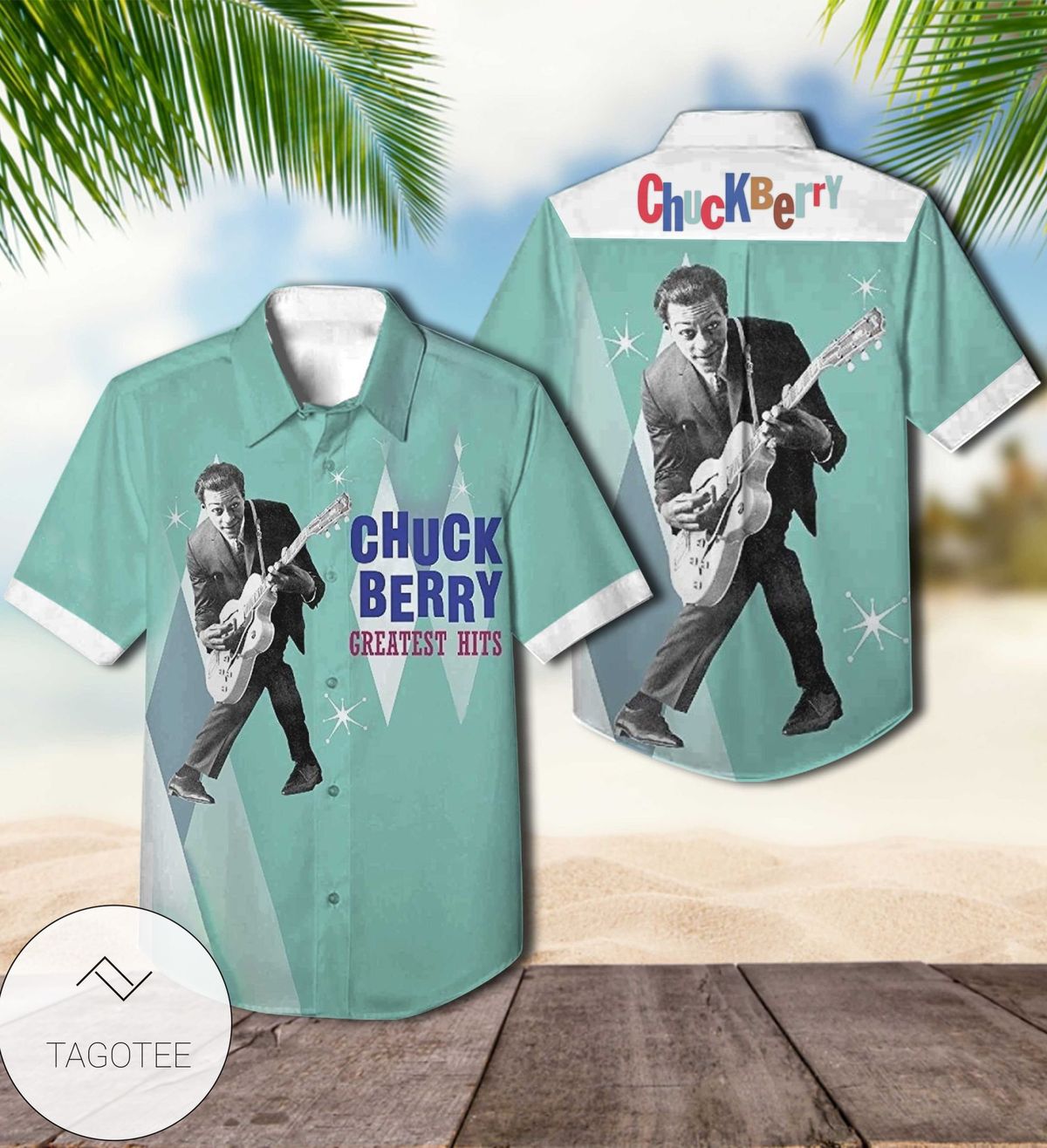 Chuck Berry Greatest Hits Hawaiian Shirt