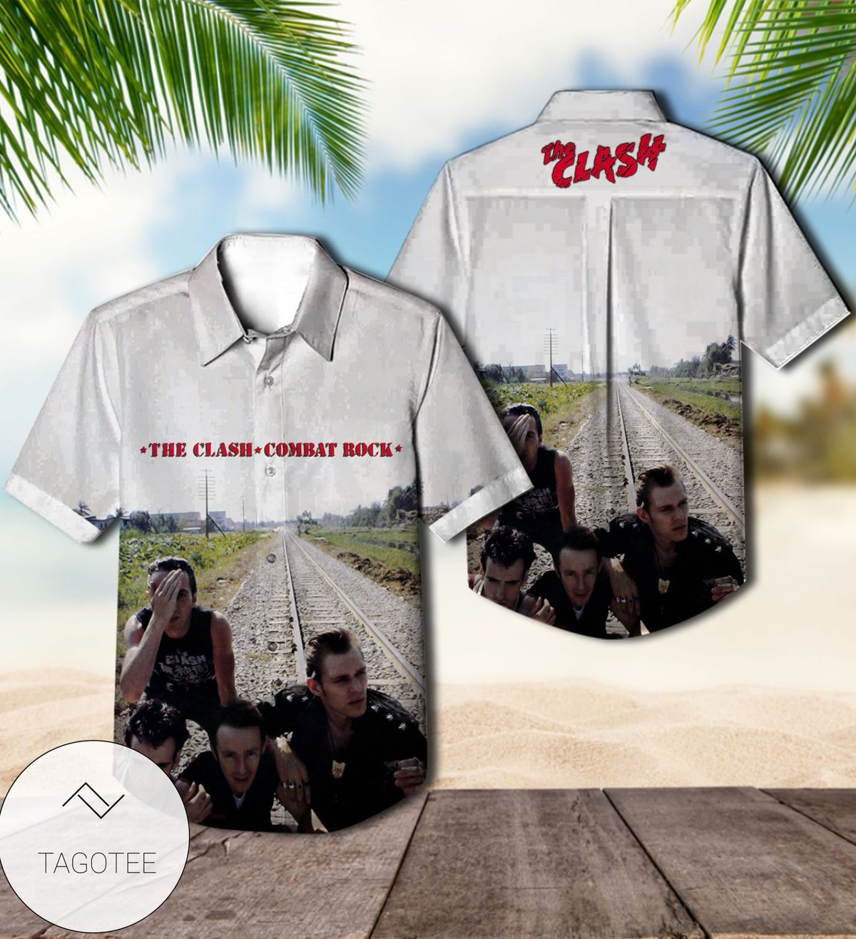 Combat Rock Album Cover By The Clash Hawaiian Shirt