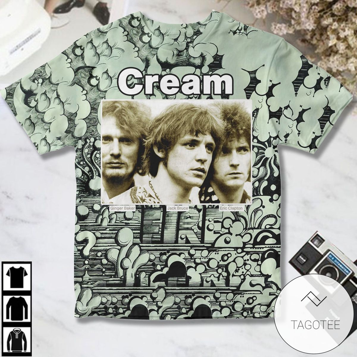Cream Bbc Sessions And Wheels Of Fire Album Cover Shirt