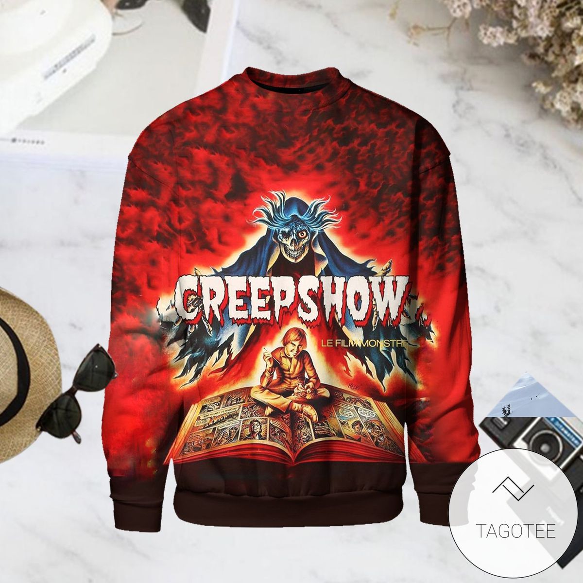 Creepshow Le Film Monstre Movie Poster Long Sleeve Shirt