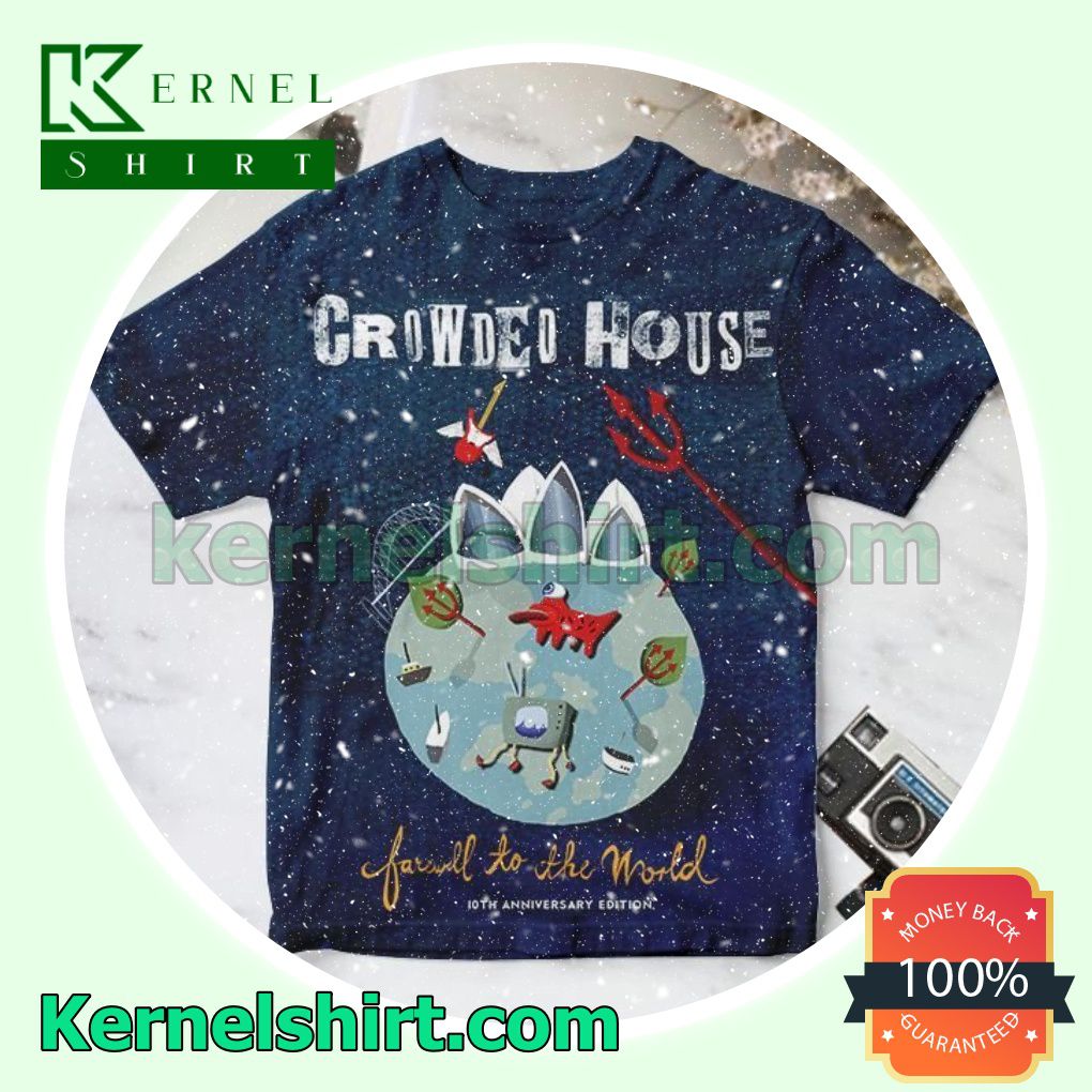 Crowded House Farewell To The World Album Cover Personalized Shirt