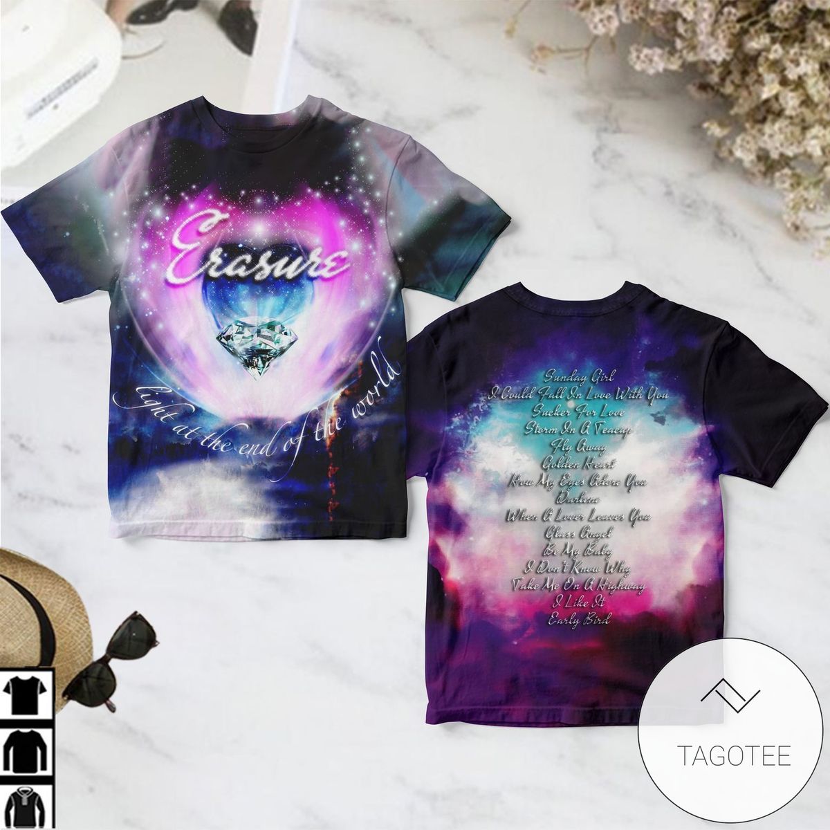Erasure Light At The End Of The World Album Cover Shirt
