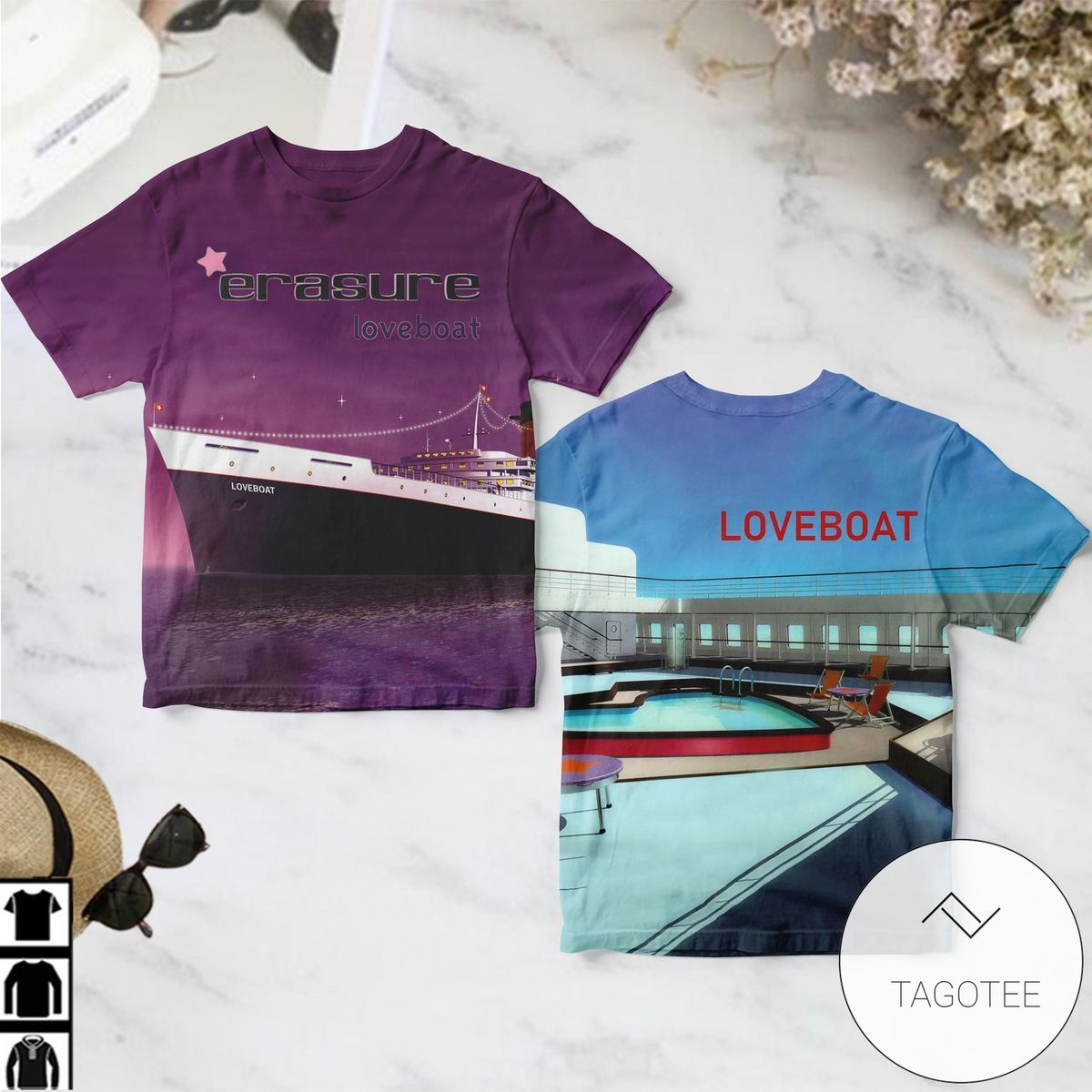 Erasure Love Boat Album Cover Shirt
