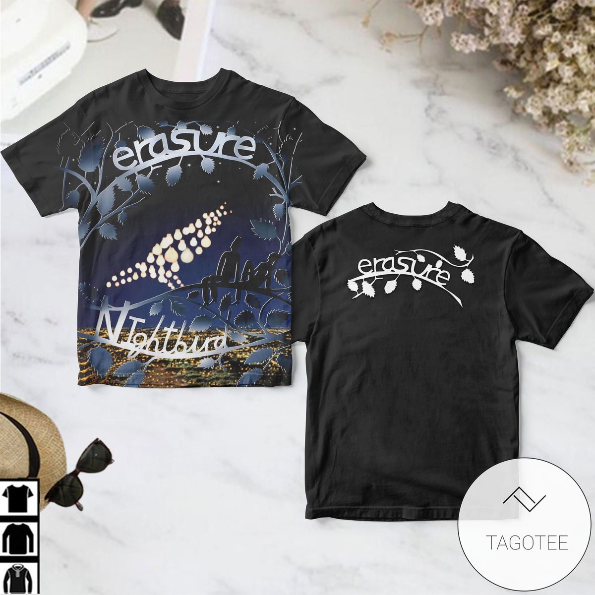 Erasure Nightbird Album Cover Shirt