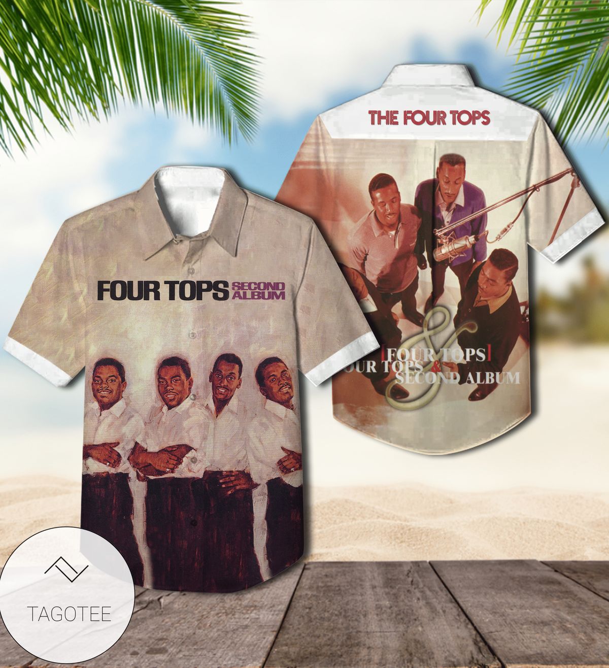Four Tops Second Album Cover Hawaiian Shirt