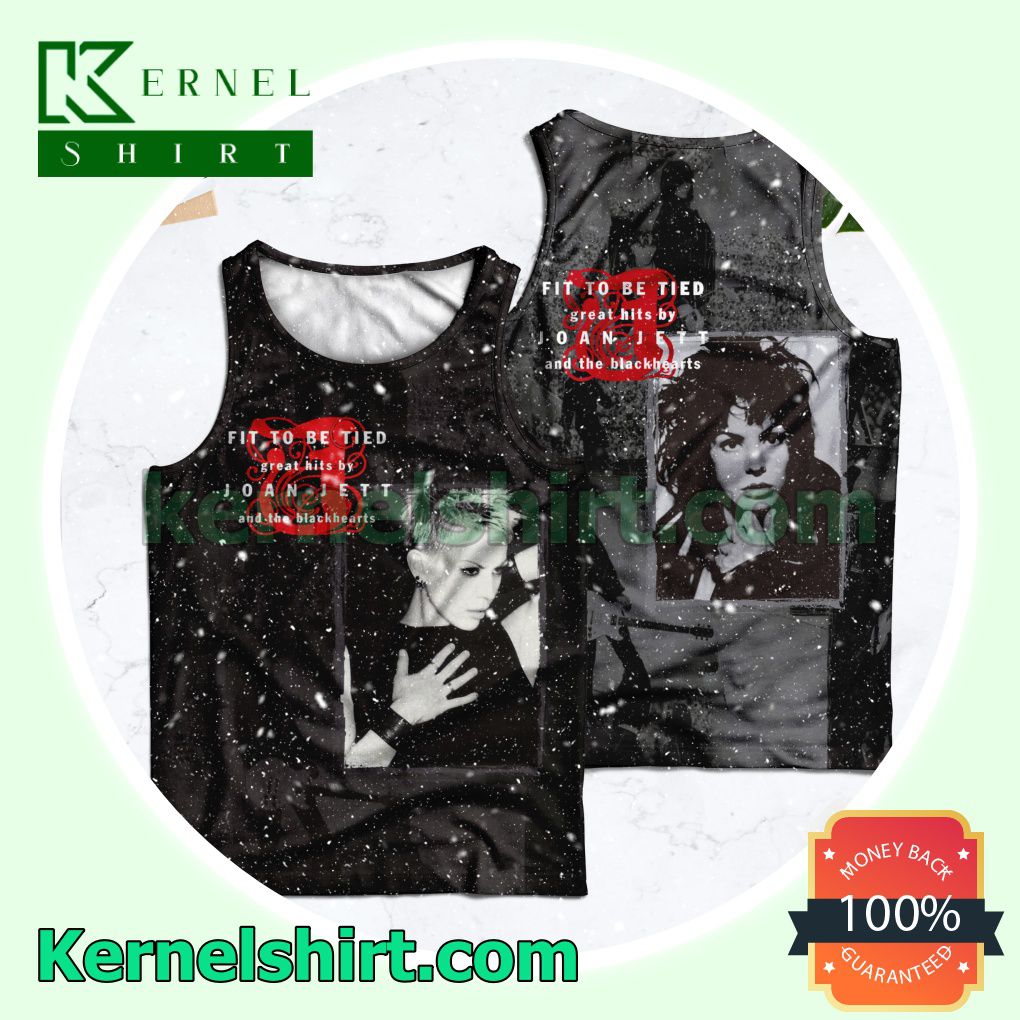 Joan Jett And The Blackhearts Fit To Be Tied Album Cover Womens Tops