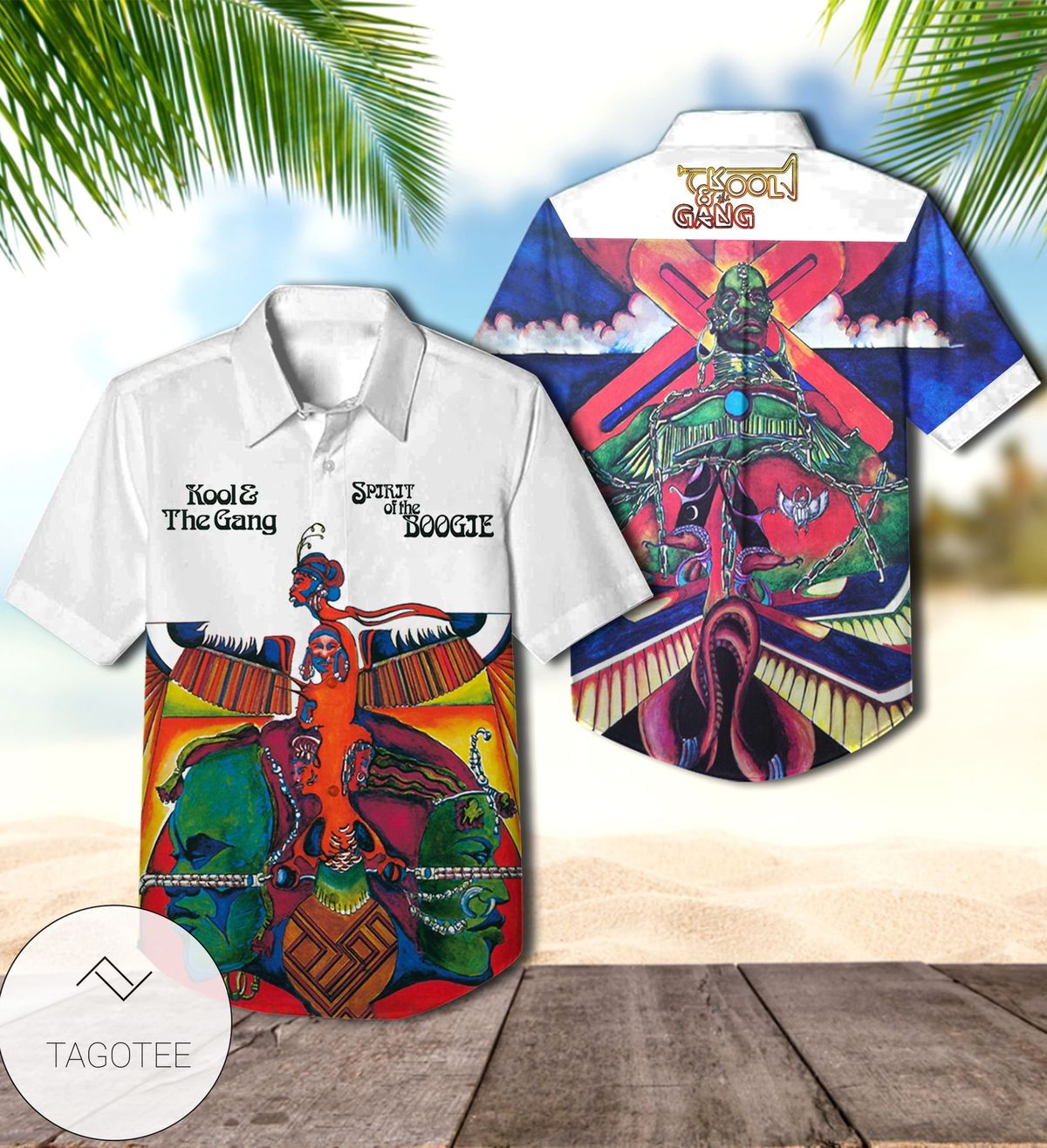 Kool And The Gang Spirit Of The Boogie Album Cover Hawaiian Shirt
