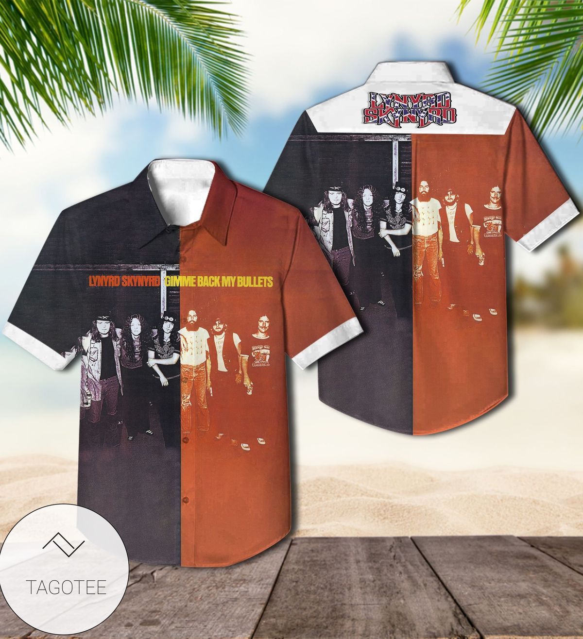 Lynyrd Skynyrd Gimme Back My Bullets Album Cover Hawaiian Shirt