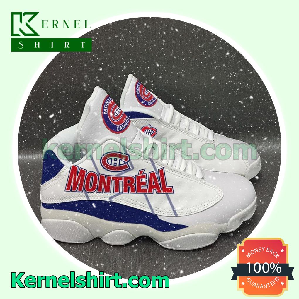 Montreal Canadiens White Nike Sneakers