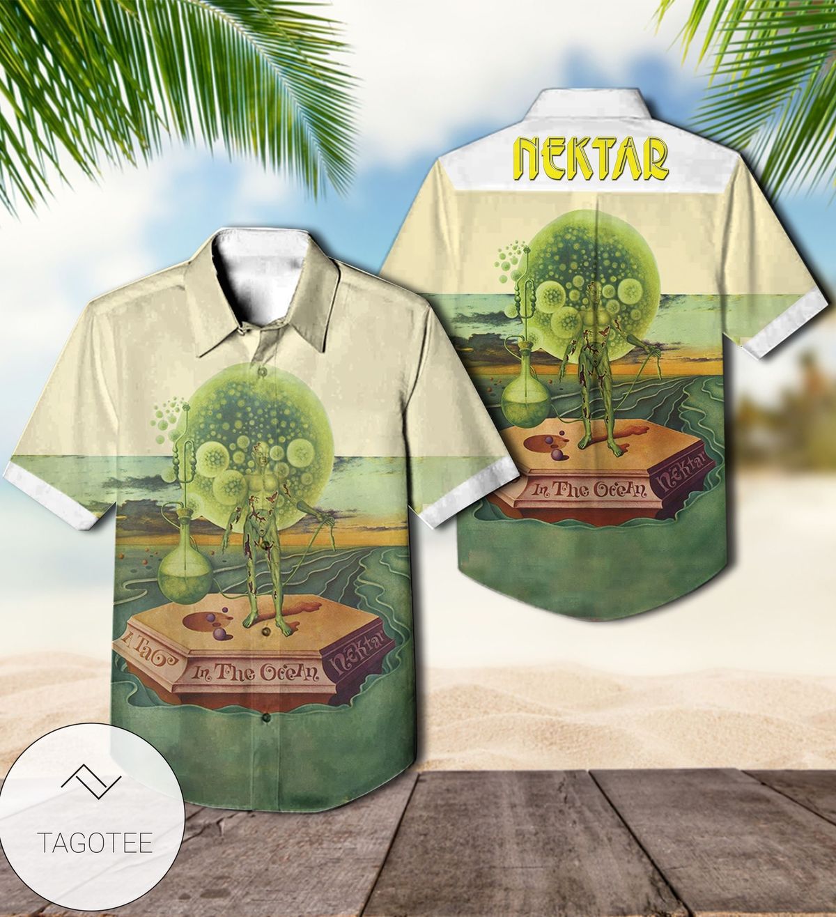 Nektar A Tab In The Ocean Album Cover Hawaiian Shirt