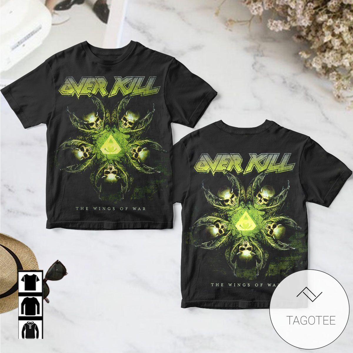 Overkill The Wings Of War Album Cover Shirt
