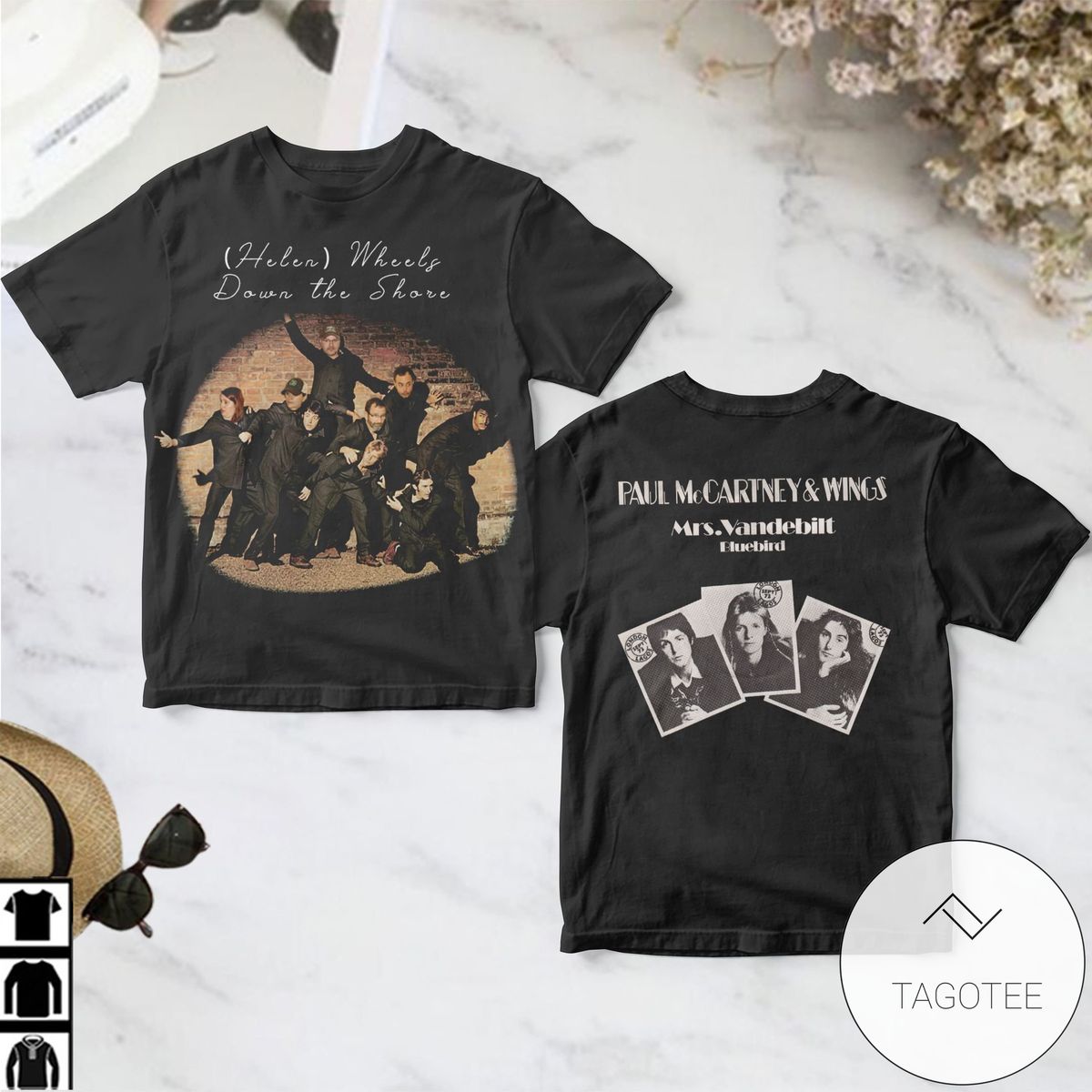 Paul Mccartney And Wings Band On The Run Album Cover Shirt