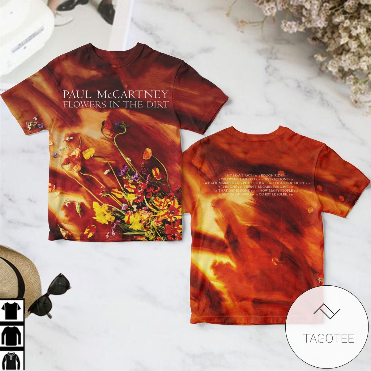 Paul Mccartney Flowers In The Dirt Album Cover Style 2 Shirt