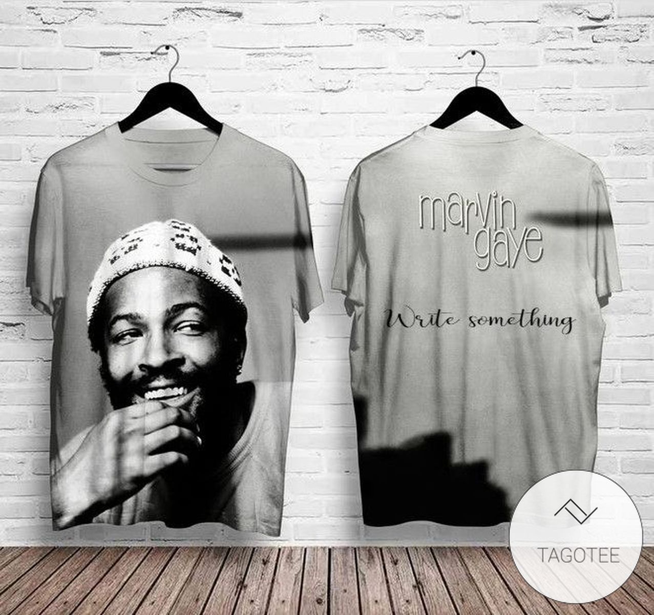 Personalized Marvin Gaye Black And White Shirt